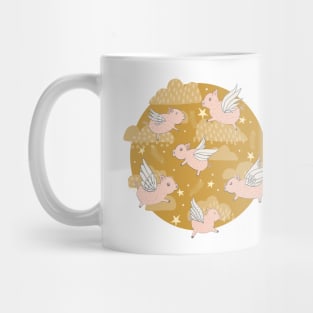 When Pigs Fly in Gold Mug